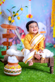 Navaratri Theme Baby Photoshoot ideas |