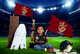 Baby Photoshoot with IPL theme in Bangalore