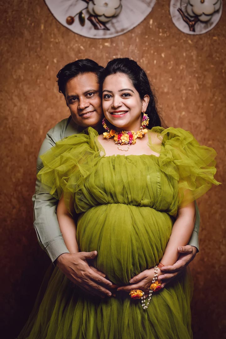 Indoor Maternity Photoshoot Bangalore