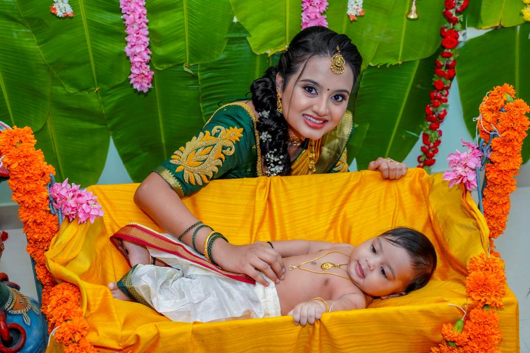 Naming ceremony photoshoot in bangalore